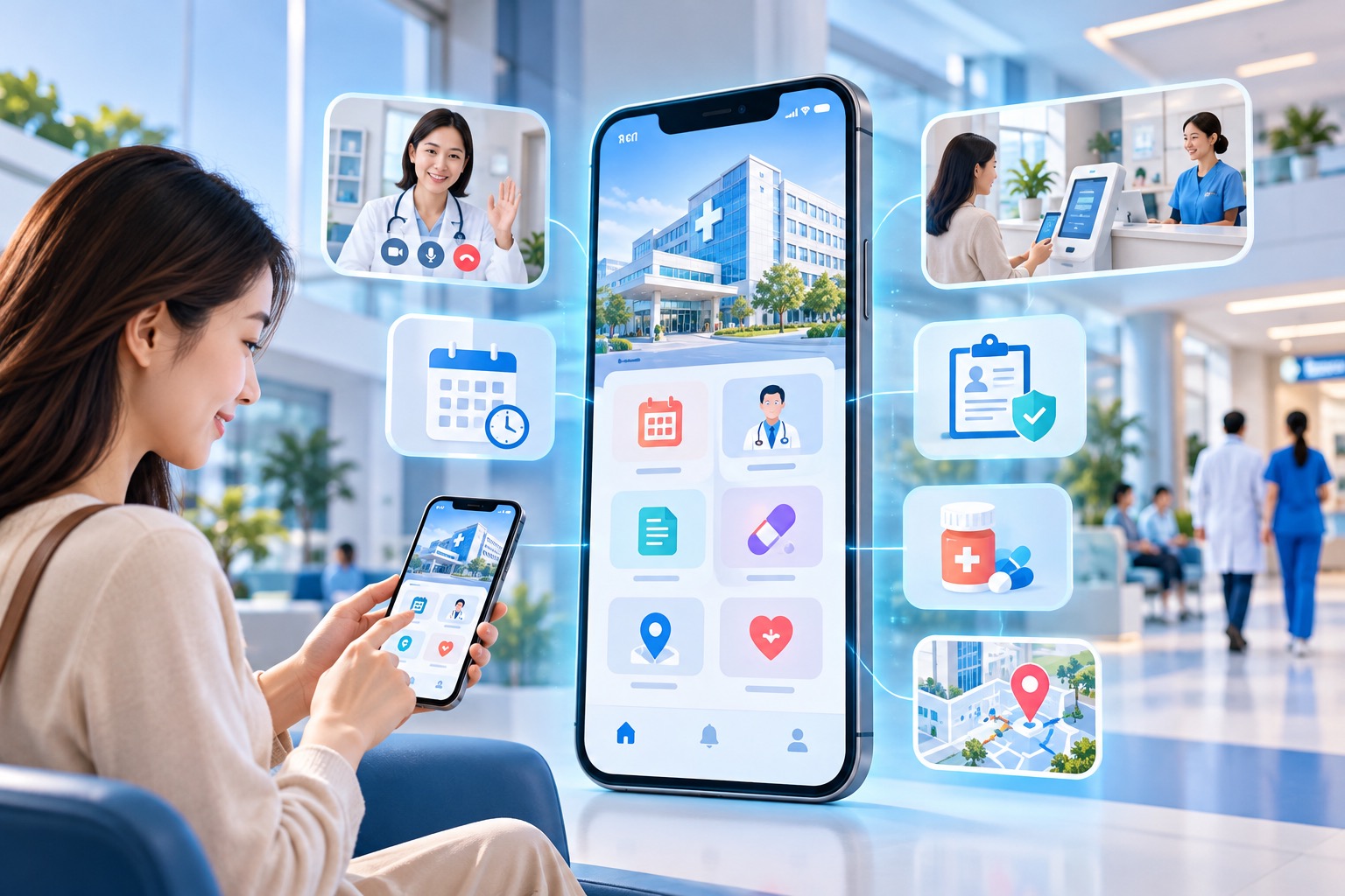THIẾT KẾ APP MOBILE CHO BỆNH VIỆN: GIẢI PHÁP NÂNG TẦM Y TẾ SỐ