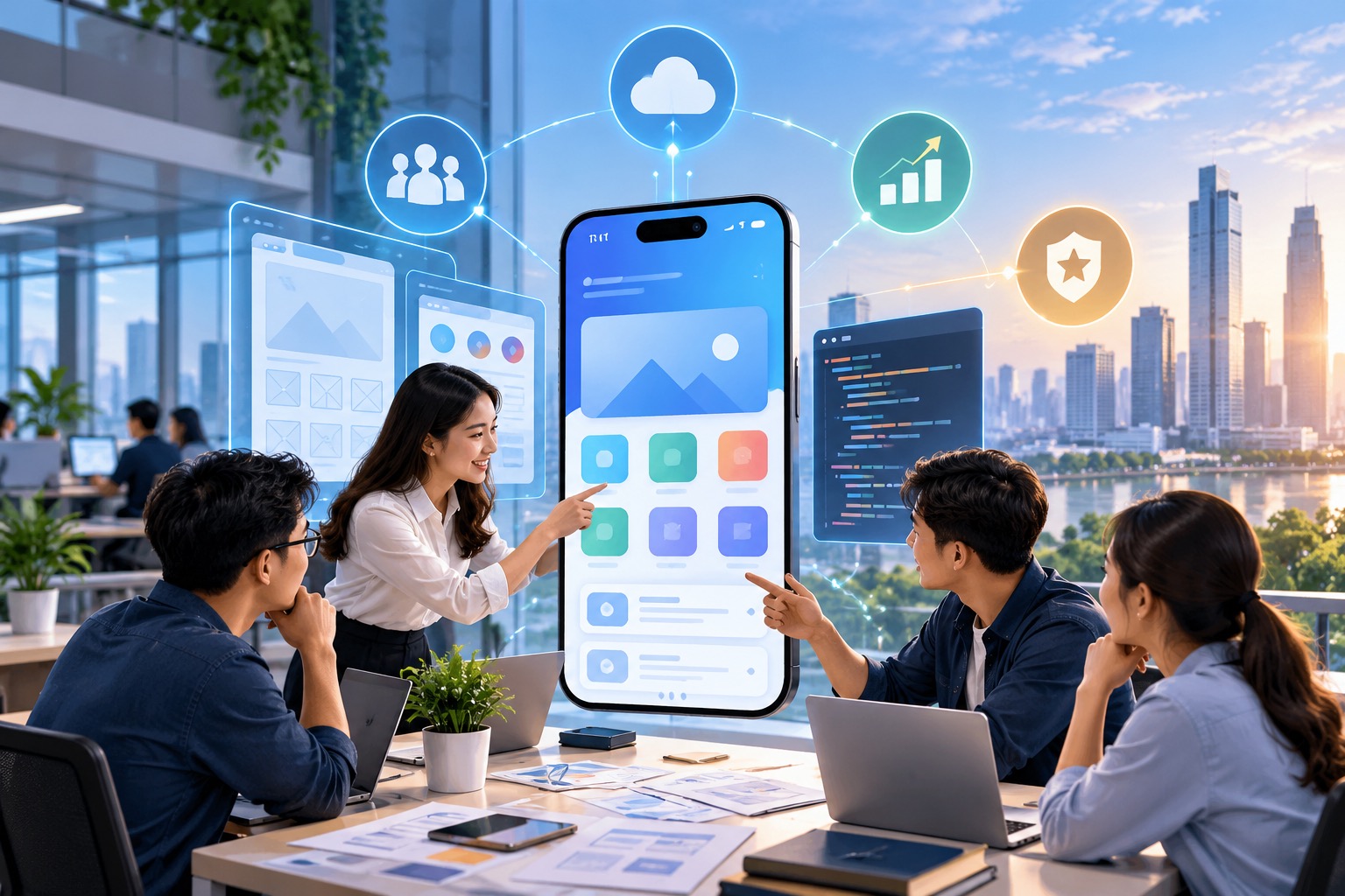 THIẾT KẾ APP MOBILE CHO CÔNG TY CNTT: GIẢI PHÁP NÂNG CAO HIỆU QUẢ VÀ TƯƠNG TÁC