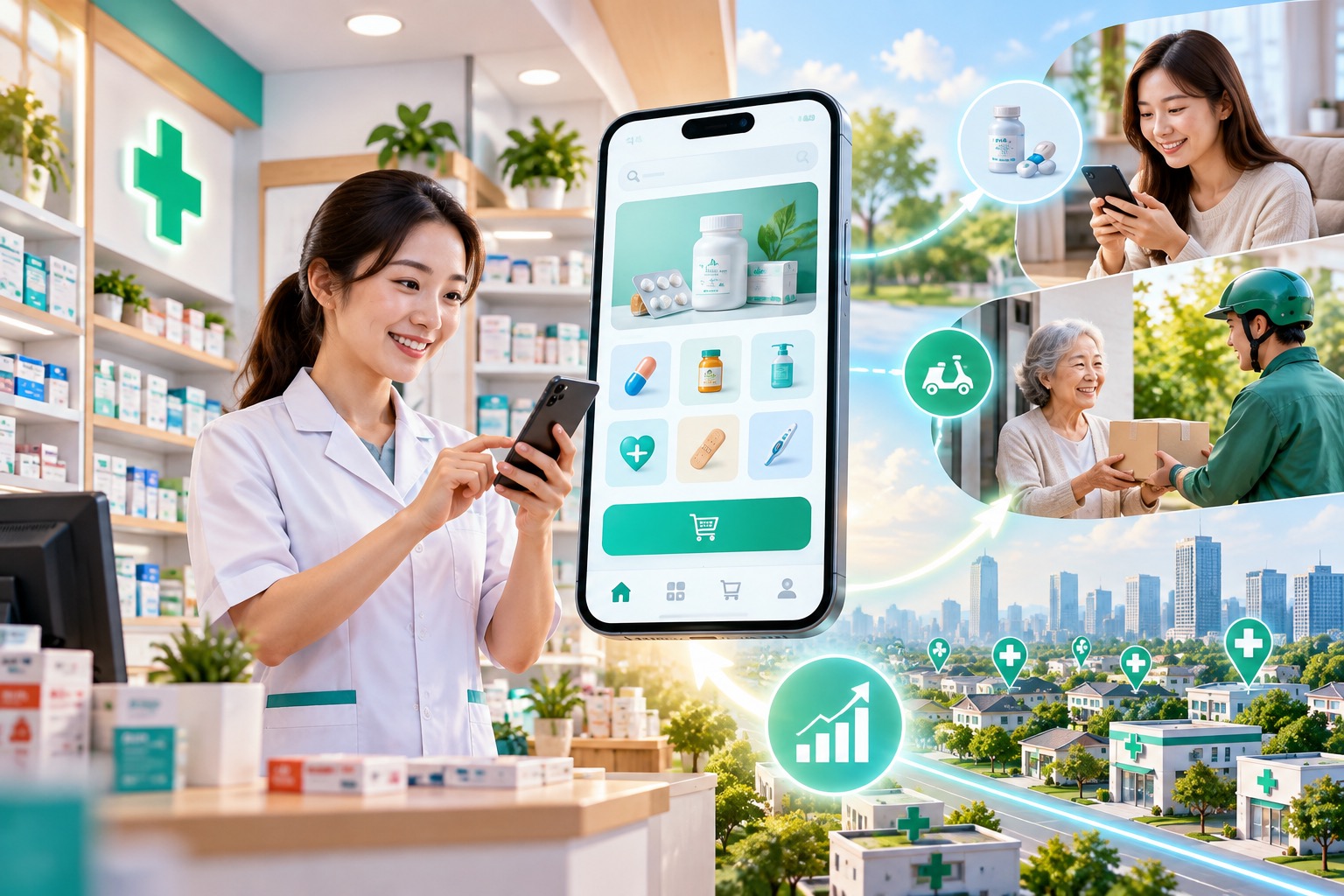 THIẾT KẾ APP MOBILE CHO HIỆU THUỐC: TIỆM THUỐC NHỎ CÓ CƠ HỘI?