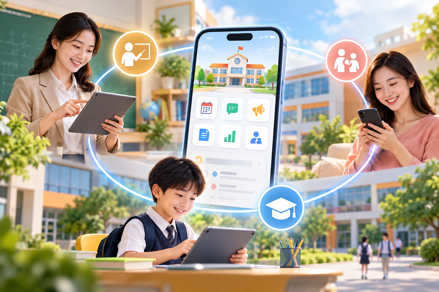 THIẾT KẾ APP MOBILE CHO TRƯỜNG HỌC: TƯƠNG LAI CỦA QUẢN LÝ GIÁO DỤC