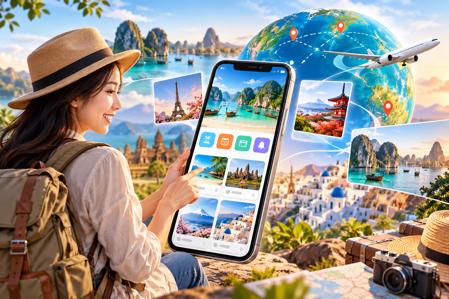 THIẾT KẾ APP MOBILE CHO CÔNG TY DU LỊCH: MỘT CHẠM ĐẾN THẾ GIỚI