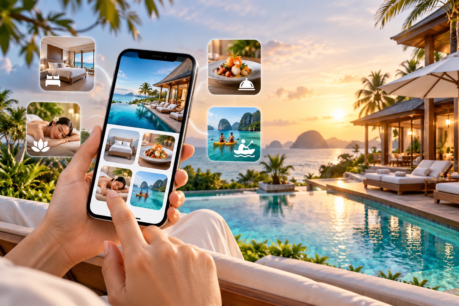 THIẾT KẾ APP MOBILE CHO RESORT: TRẢI NGHIỆM NGHỈ DƯỠNG HOÀN HẢO