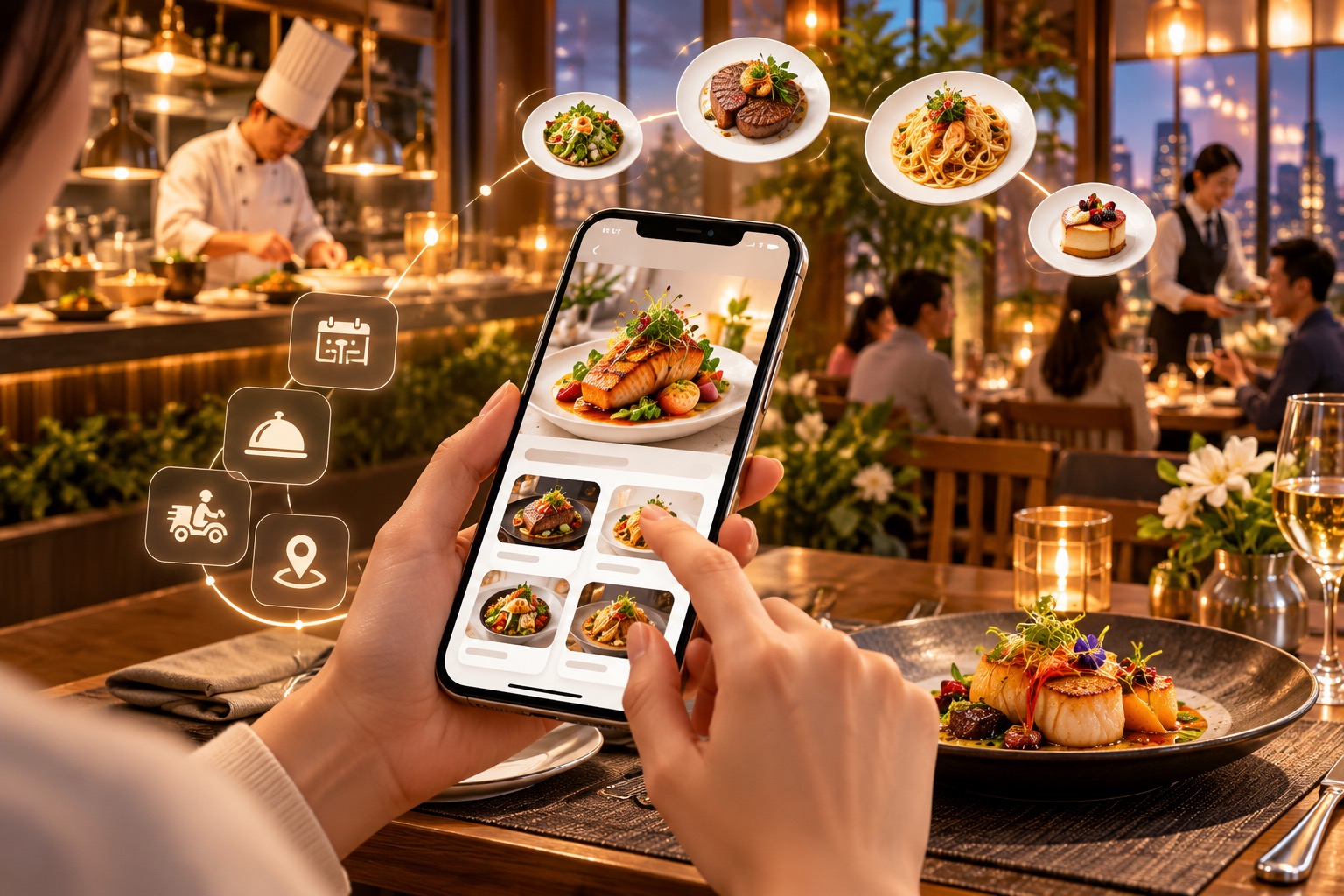 THIẾT KẾ APP MOBILE CHO NHÀ HÀNG: HƯƠNG VỊ TRÊN ĐẦU NGÓN TAY