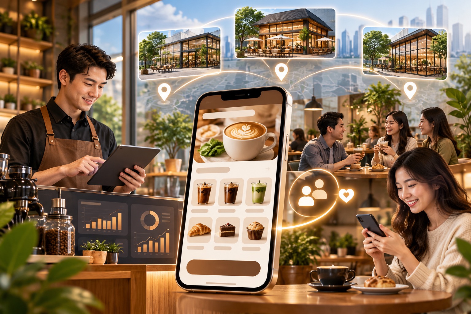 THIẾT KẾ APP MOBILE CHO QUÁN CÀ PHÊ: TRẢI NGHIỆM ĐẲNG CẤP