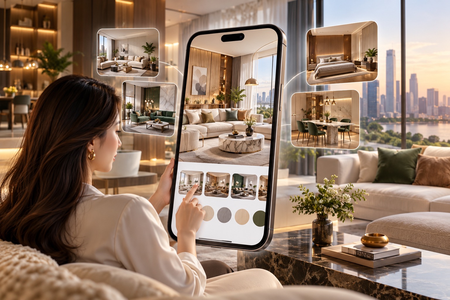 THIẾT KẾ APP MOBILE CHO CÔNG TY NỘI THẤT: KHÔNG GIAN SỐNG ĐẲNG CẤP