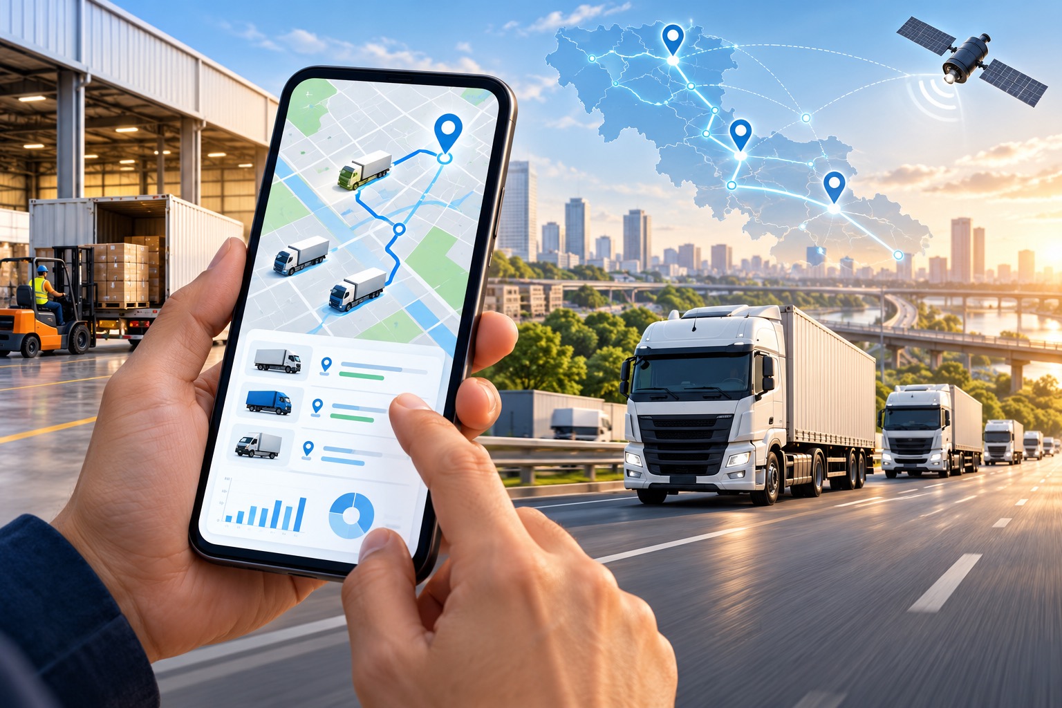 THIẾT KẾ APP MOBILE CHO CÔNG TY VẬN TẢI: TỐI ƯU HÓA HÀNH TRÌNH HẬU CẦN
