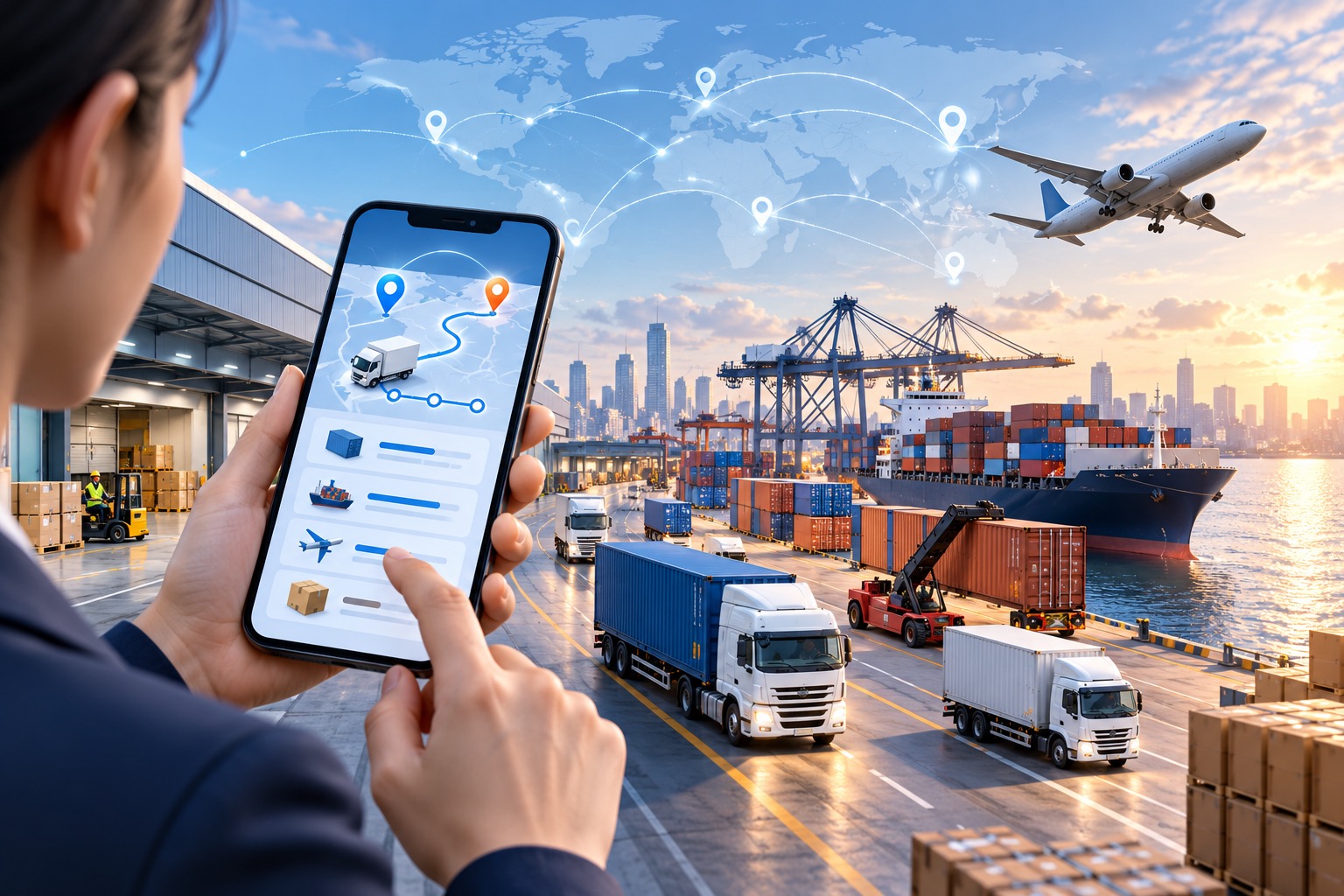 THIẾT KẾ APP MOBILE CHO CÔNG TY LOGISTICS: TỐI ƯU HÓA CHUỖI CUNG ỨNG