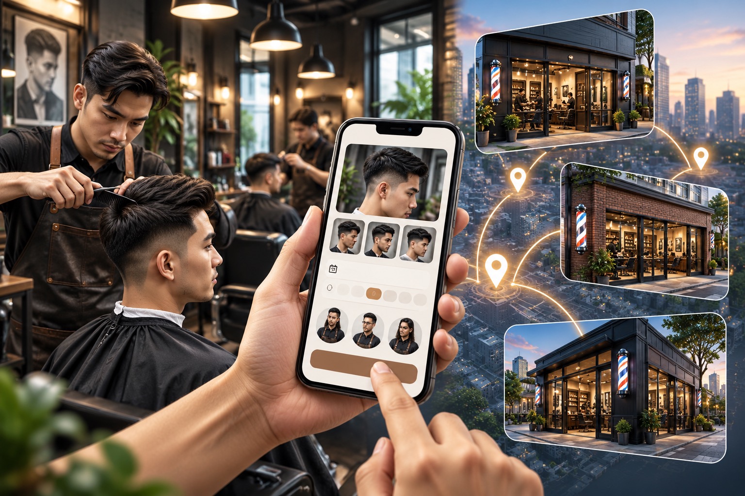 THIẾT KẾ APP MOBILE CHO TIỆM CẮT TÓC: SẮC NÉT PHONG CÁCH