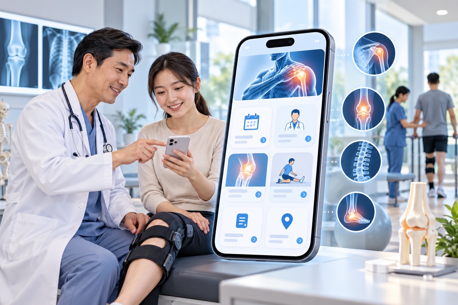 THIẾT KẾ APP MOBILE CHO TRUNG TÂM CHẤN THƯƠNG CHỈNH HÌNH