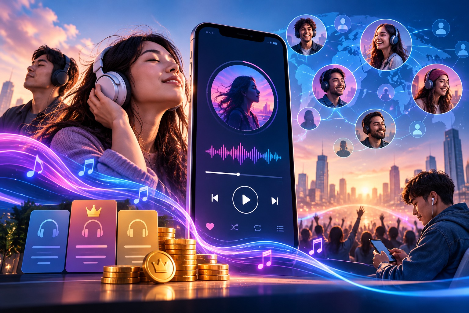 THIẾT KẾ APP MOBILE PHÁT NHẠC: XU HƯỚNG KINH DOANH ÂM NHẠC KIỂU MỚI