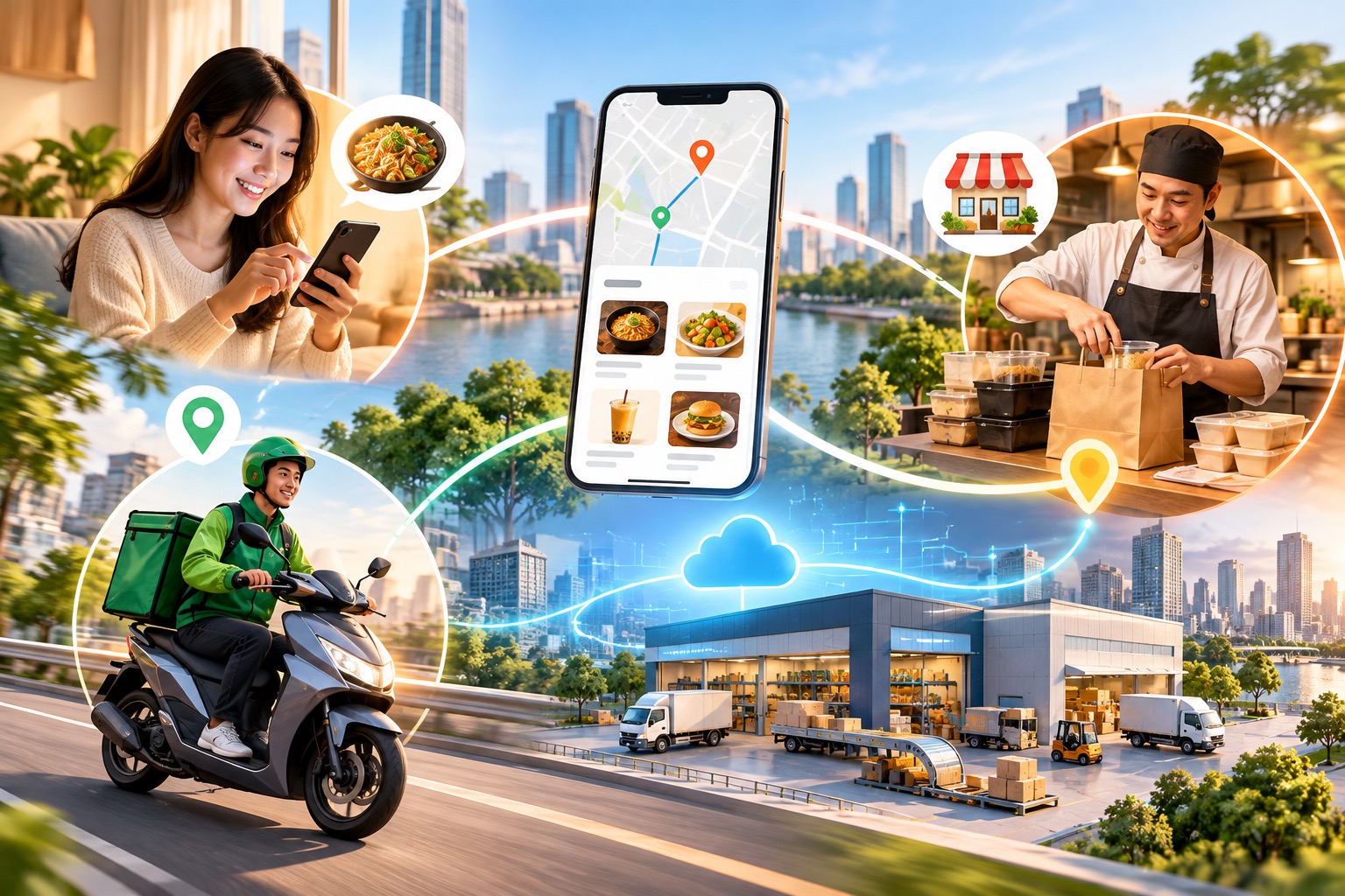 THIẾT KẾ APP MOBILE GIAO HÀNG: XÂY DỰNG MỘT HỆ SINH THÁI LOGISTICS