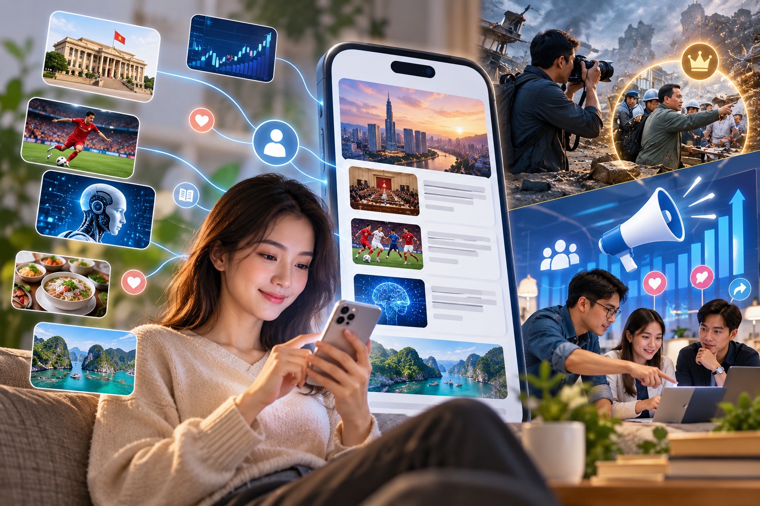 THIẾT KẾ APP MOBILE TIN TỨC: CÁ NHÂN HÓA LƯU LƯỢNG THÔNG TIN