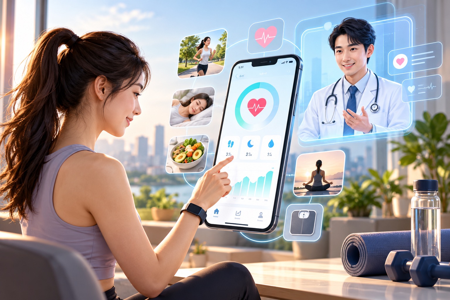 THIẾT KẾ APP MOBILE THEO DÕI SỨC KHỎE: BÁC SĨ CÁ NHÂN 4.0