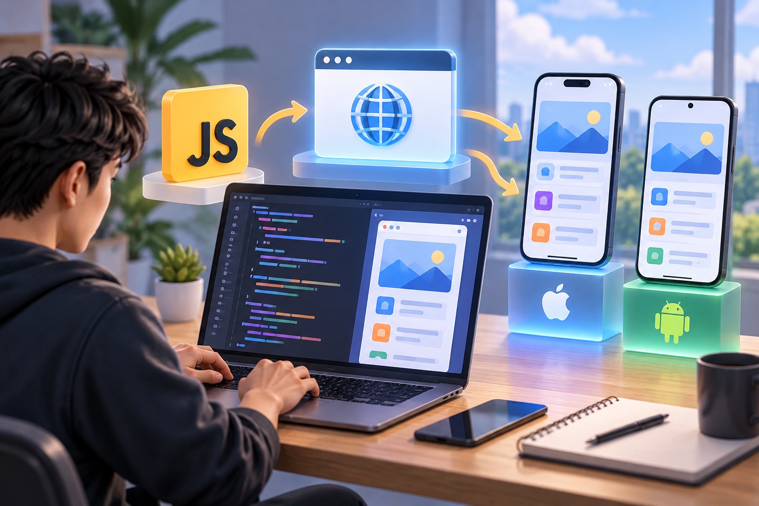 LẬP TRÌNH ĐA NỀN TẢNG: CÁCH THIẾT KẾ APP MOBILE BẰNG JAVASCRIPT(HYBRID APPS)