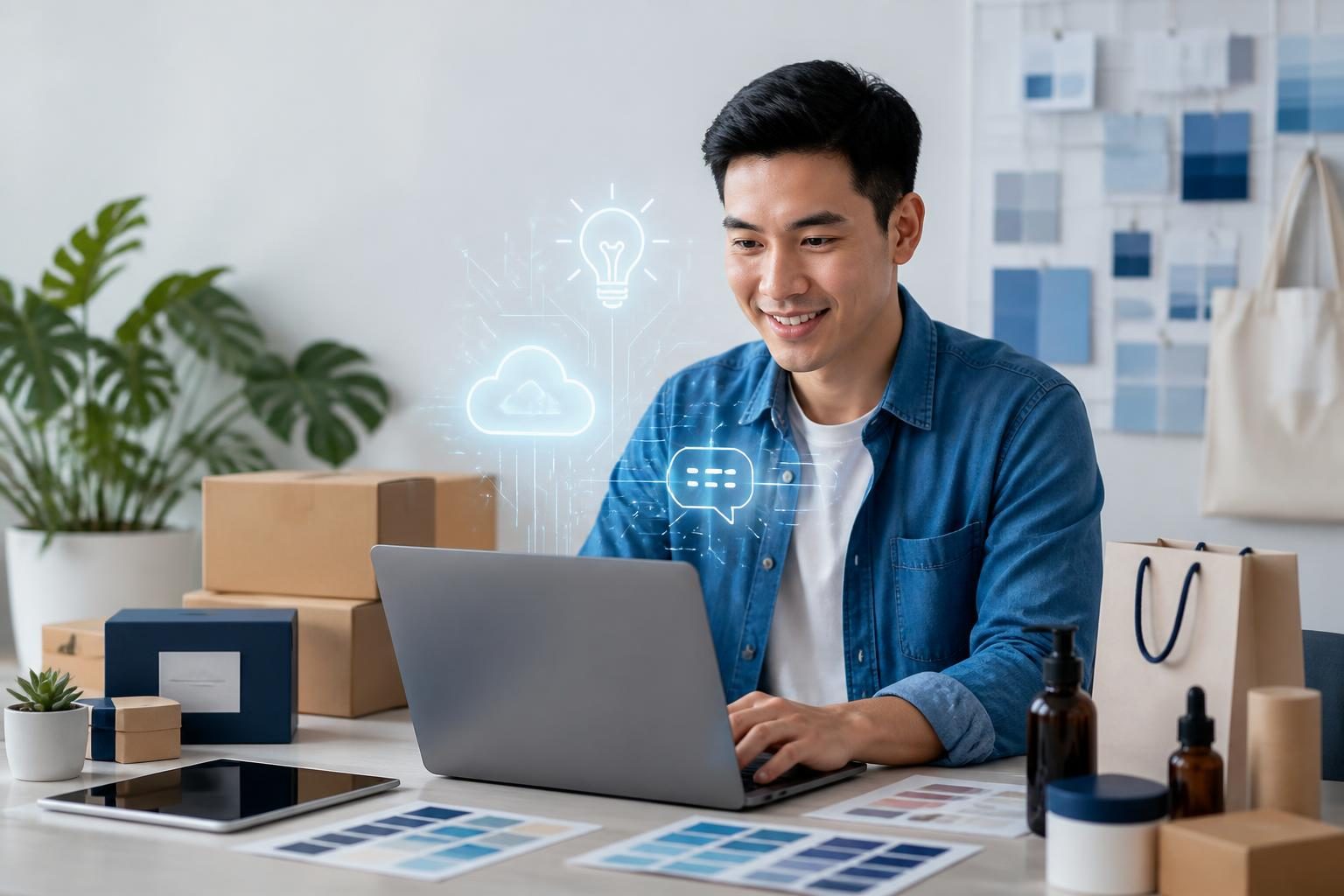 Dùng AI để phát triển thương hiệu cho doanh nghiệp nhỏ: Hướng dẫn thực tế
