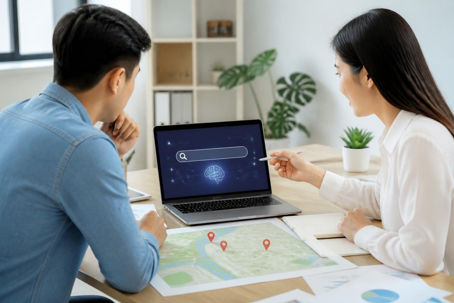 Tận dụng Tìm kiếm AI và GEO trong văn phòng: Hướng dẫn thực tế cho doanh nghiệp nhỏ