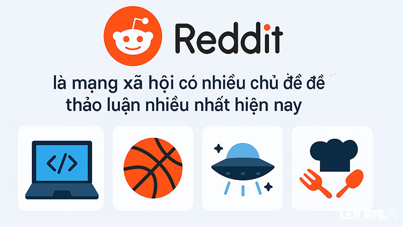 Reddit là là mạng xã hội có nhiều chủ đề để thảo luận nhiều nhất hiện nay
