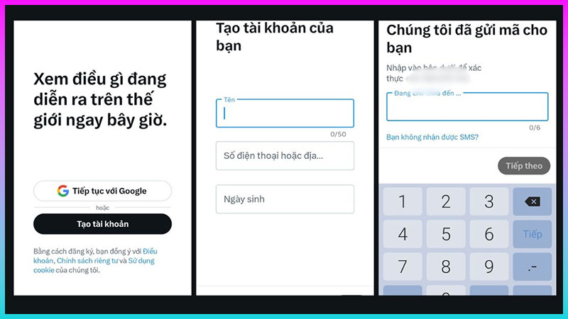 Cách đăng ký Twitter - Bạn có thể tạo mới hoặc đăng ký nhanh bằng tài khoản Gmail