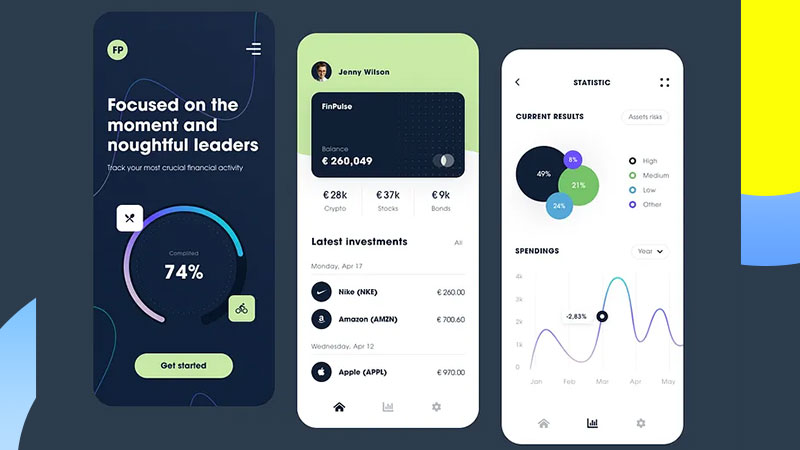 Một số tính năng minh họa của mobile app phòng khám