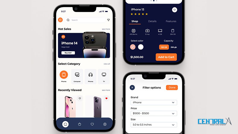 Các tính năng không thể thiếu trong app mobile của cửa hàng điện thoại