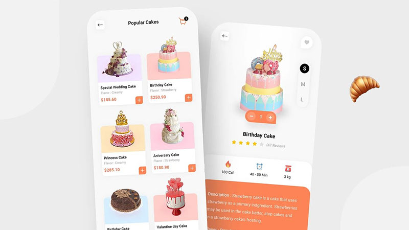 Các tính năng không thể thiếu trong app mobile tiệm bánh ngọt