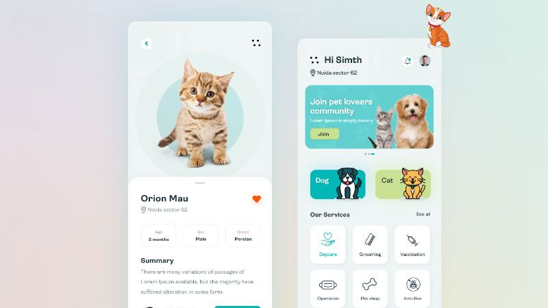 Các tính năng không thể thiếu trong app mobile tiệm thú cưng
