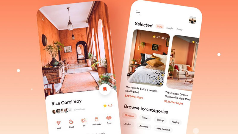 Các tính năng không thể thiếu trong app mobile resort nghỉ dưỡng