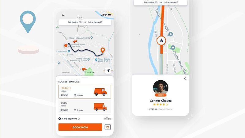 Các tính năng không thể thiếu trong app mobile CTy vận tải