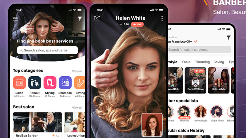Các tính năng không thể thiếu trong app mobile tiệm cắt tóc