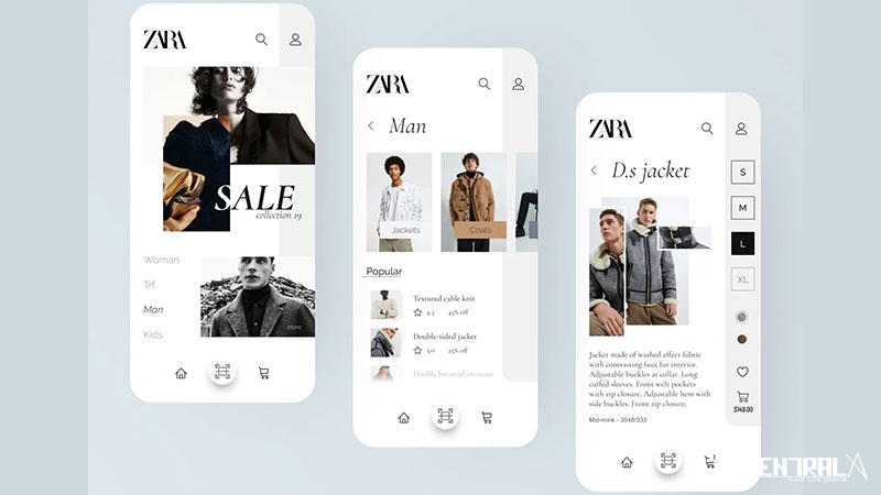 Một số app mobile thời trang thành công