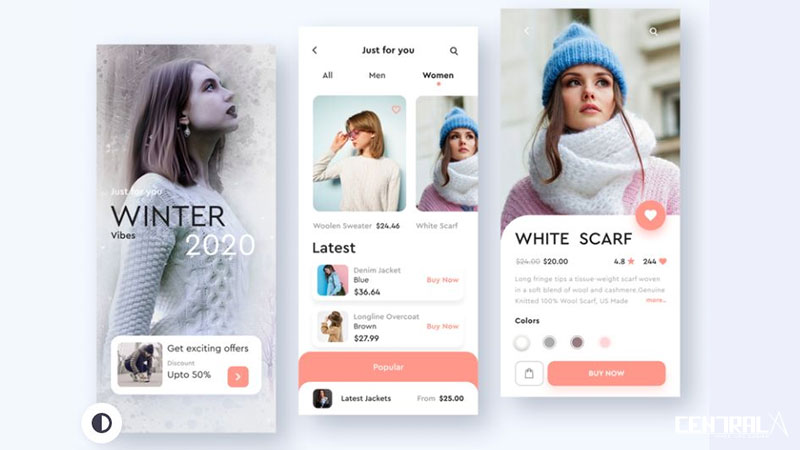 Phát triển app mobile thiết kế khăn choàng tốn bao nhiêu