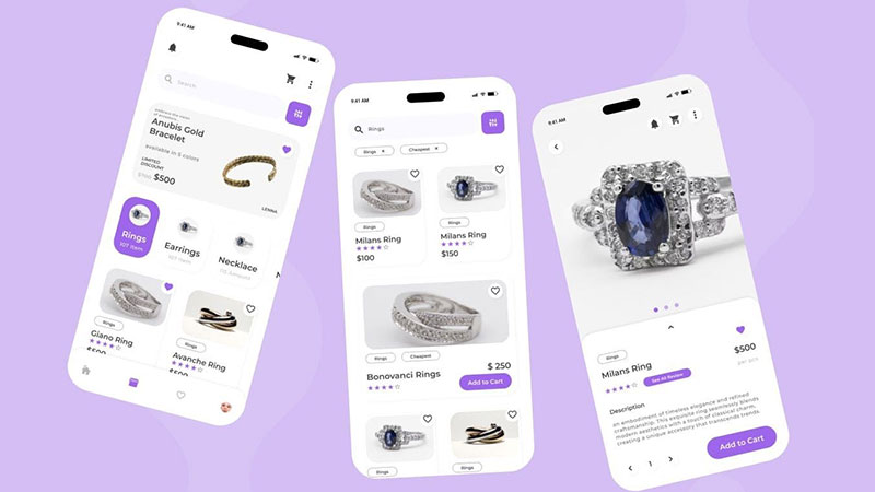 Các ứng dụng mobile app thiết kế trang sức miễn phí