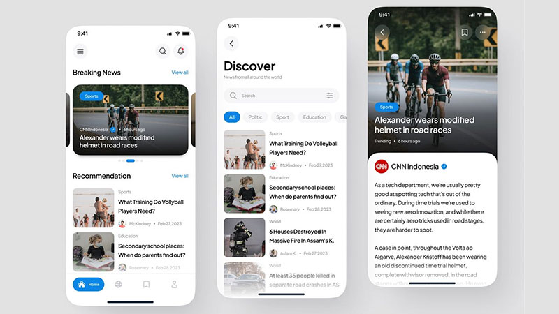 Ước tính chi phí để thiết kế app mobile tin tức-báo chí