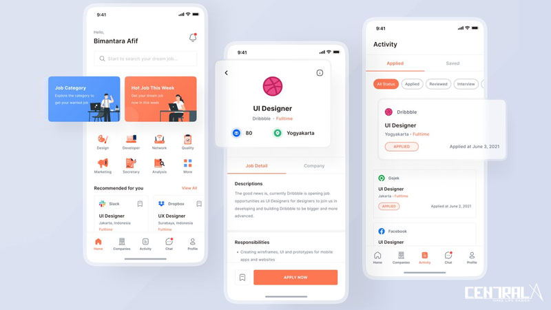 Tại sao lại chọn thiết kế app mobile tìm kiếm việc làm