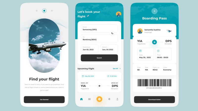 Ước tính chi phí để thiết kế app mobile đặt vé máy bay