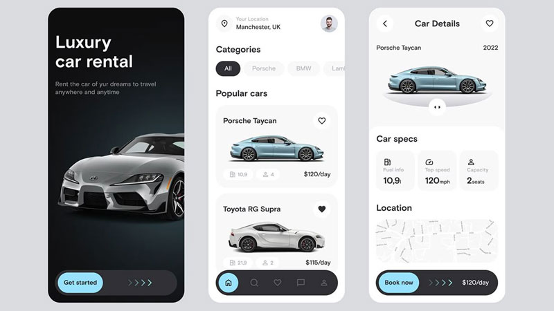 Tại sao lại chọn thiết kế app mobile thuê xe - thuê lái
