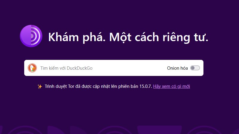 Bạn có thể tìm kiếm Dark web với Tor kết hợp với DuckGo